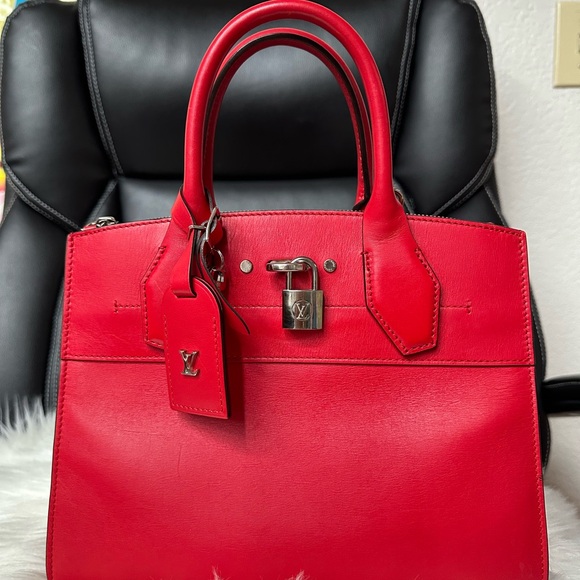Louis Vuitton City Steamer Calf leather Red - Picture 2 of 16